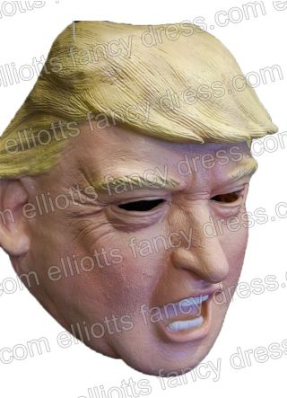 Donald Trump Rubber Half Mask