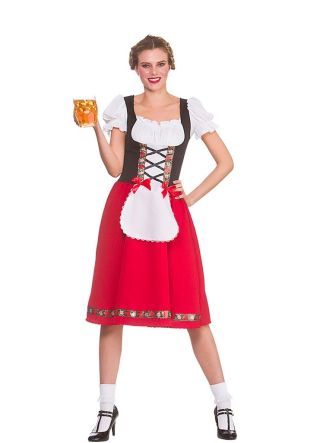 Traditional Bavarian Beer Girl
