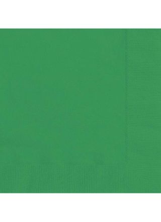 Emerald Green Paper Napkins 20pk – 16cm 