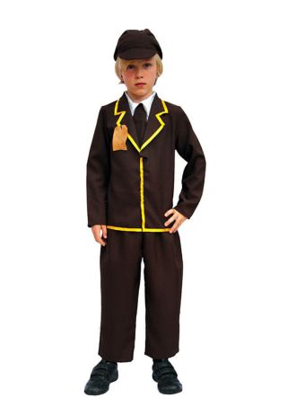 WWII Evacuee Boy (Brown) Costume