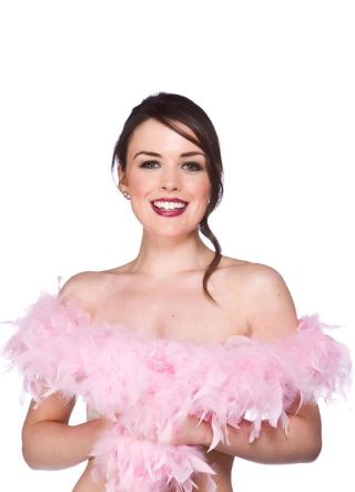 Feather Boa Baby Pink 60g – 170cm