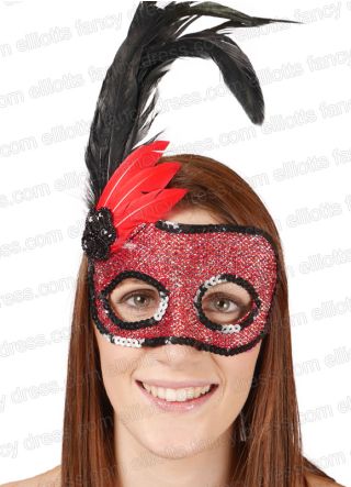 Fever Eye Mask (Red & Black)