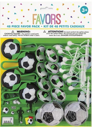 Football 48 Piece Party Favour Pack