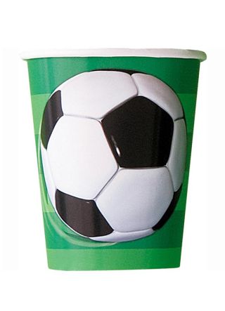 Football Paper Cups 25cl – 8pk