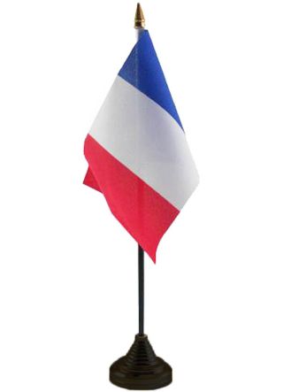 France Table Flag 6" x 4"
