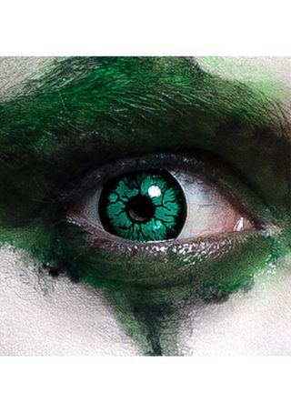 Gruesome Green Contact Lenses – One Week Wear   