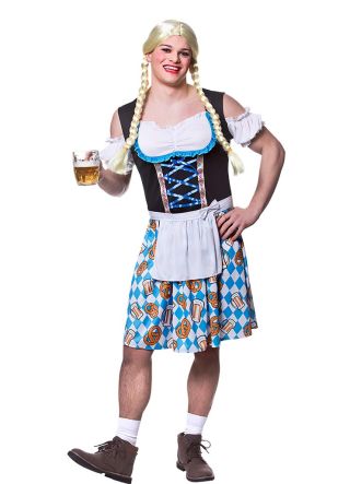 Beautiful Bavarian Beer Girl