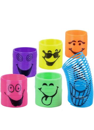Silly Coloured Springs - 6pk – Party Bag Fillers 