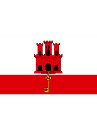 Gibraltar Flag 5ftx3ft