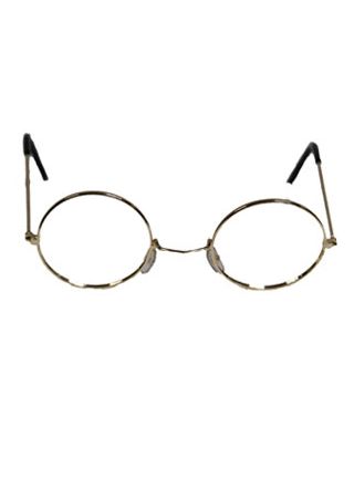 Glasses - Santa / Granny - Gold Frame Without Glass
