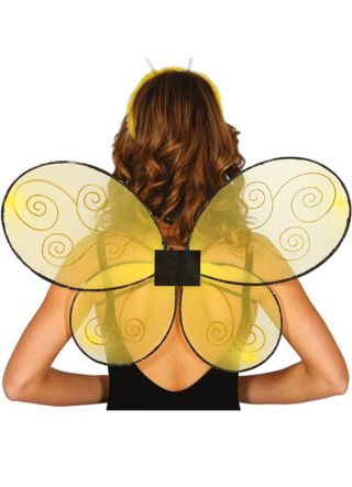 Glitter Bumblebee Wings 45 x 60cm