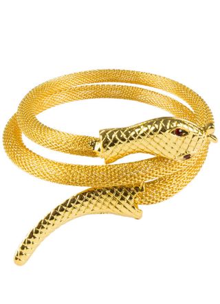 Gold Snake Wrist Bracelet - Egyptian