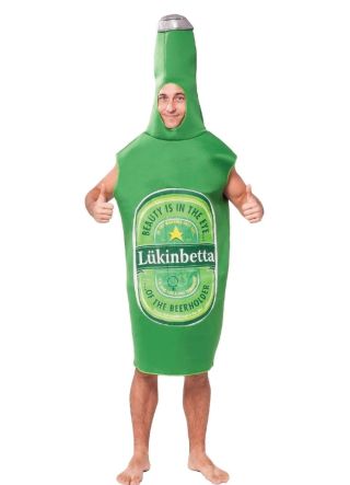 Green-Beer Bottle Costume