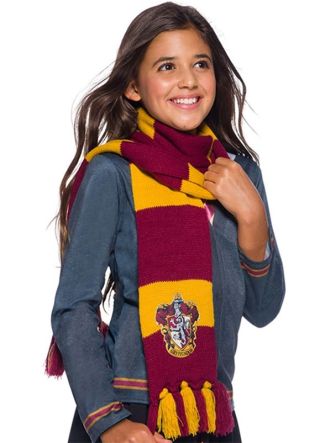 Deluxe Gryffindor Embroidered Badge Scarf 180cm - Harry Potter