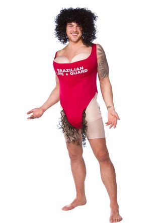 Hairy Pamela Lifeguard – Men’s Costume
