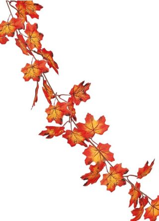 Autumn Leaves Garland 190cm