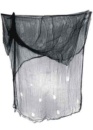 Halloween Decorative Black Gauze - 200 x 500cm