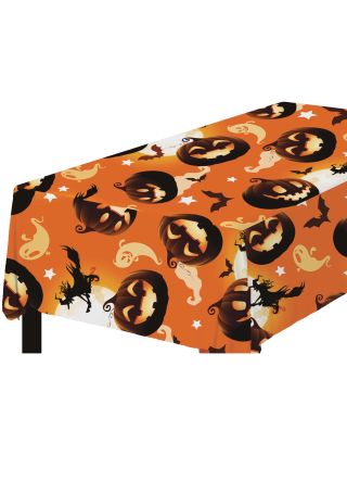 Halloween Pumpkin Patch Witch Table-Cover – 137cm x 274cm