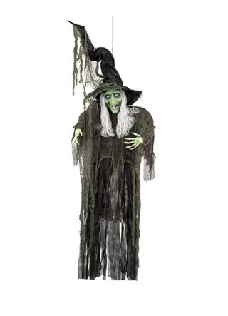 Life-Size Hanging Witch Decoration - 190cm