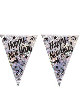 Happy New Year Bunting 3.5m - 11 Flags