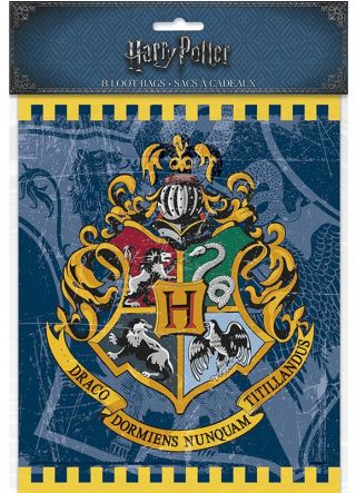Harry Potter Hogwarts Party Bags – Small – 8pk        