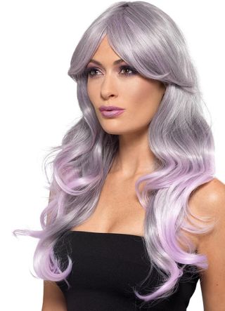Pop Star Long Wavy Wig - Lilac - Styleable