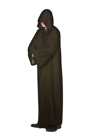 Adults Black Hooded Cloak - Magical-Lord