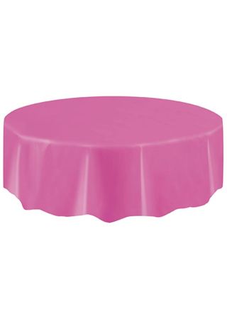 Hot Pink Round Table-Cover 213cm 