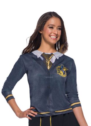 Hufflepuff Costume Top - Ladies - Harry Potter