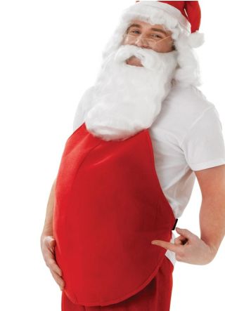 Instant Santa Belly - Fits up to Chest Size 44" - Add 10" to Waist