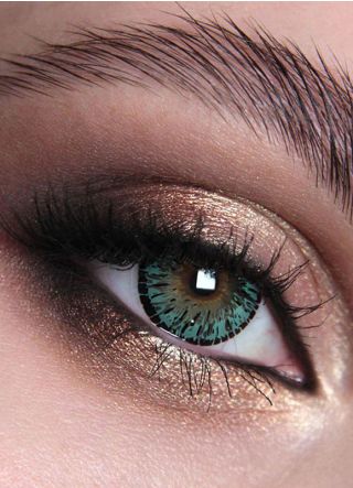 Jade Green Coloured Contact Lenses – Three Month Wear