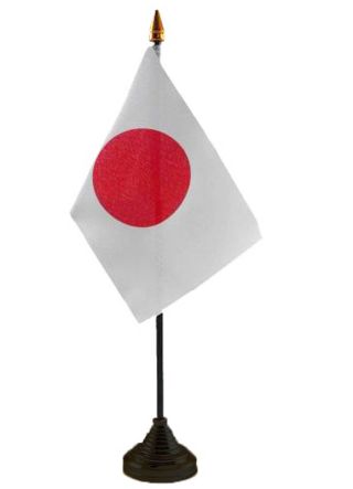 Japan Table Flag 6" x 4"
