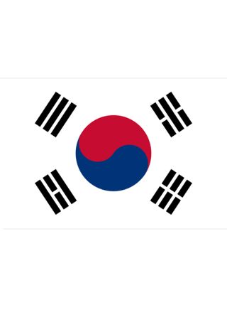 Korea (South) Flag 5ftx3ft