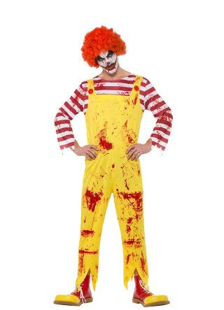 Burger Eating Killer Clown Costume