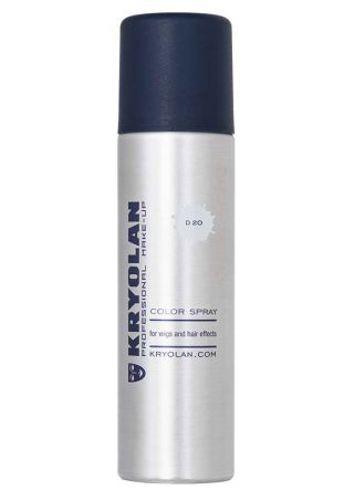 Kryolan Color Hair and Wig Spray - White D20