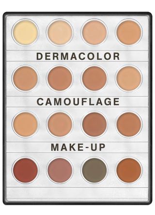 Kryolan Dermacolor Camouflage Cream - Mini-Palette 2 – 16 Colours 