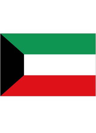 Kuwait Flag 5ftx3ft