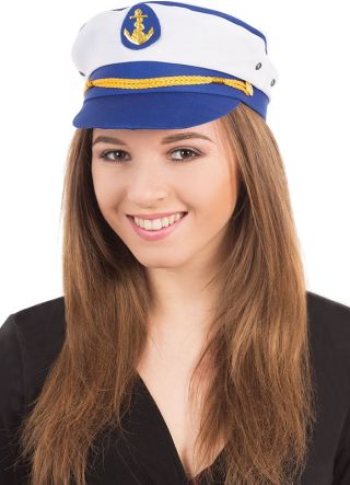 Sailor Captain Hat - Blue 