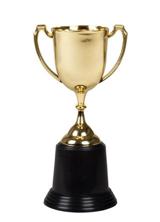 Large Gold Winners Trophy – 22cm 