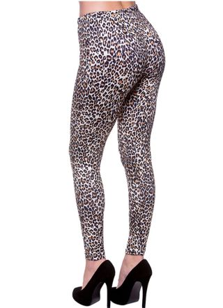 80s Leopard Print Leggings – Ladies