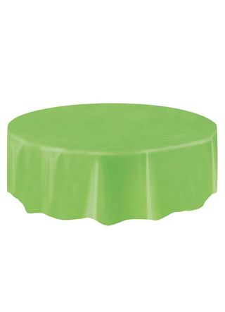Lime Green Round Table-Cover 213cm