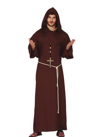 Long Hooded Monk Costume