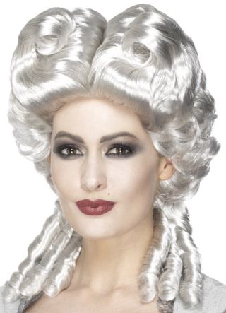 Marie Antoinette - White Baroque Wig