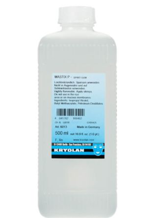 Kryolan Mastix P Spirit Gum - Strong Adhesive 500ml