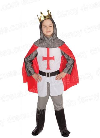 Medieval Crusader Knight - King - Boys Costume