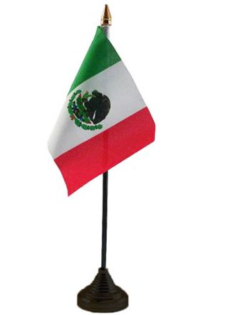 Mexico Table Flag 6" x 4"