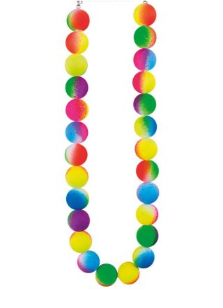 Multicoloured Chunky Beads Necklace