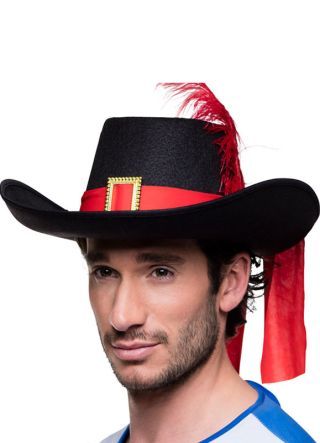 Musketeer Hat Red