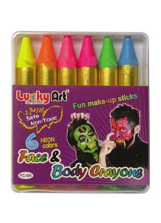 UV Neon Make-up Crayons 