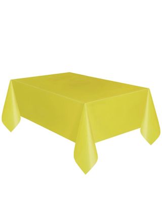 Neon Yellow Rectangular Table-Cover – 137cm x 274cm